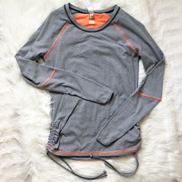 🧡 Lucy Dashing Stripes Athletic Long-Sleeve Top - Picture 1 of 8
